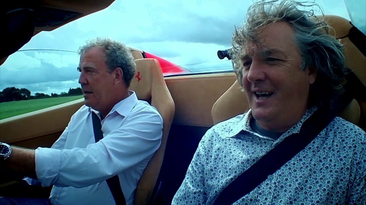 Jeremy Clarkson & James May reviewing the Ferrari 458 spider against SLS ///AMG.