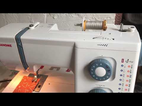 Part 4 - Janome 525 sewing machine - set your stitch