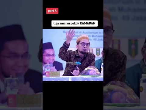 Tiga amalan pokok ramadhan