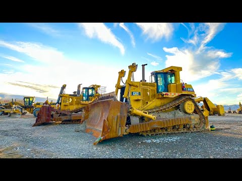 exploring a GIANT heavy equipment bone yard IN THE MIDDLE OF NOWHERE!!! part 2