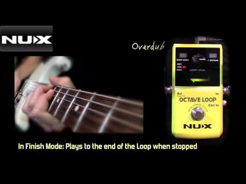 Демонстрация возможностей педали эффектов Nux Octave Loop