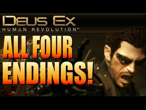 Deus Ex Human Revolution Walkthrough - Part 85 - ALL FOUR ENDINGS!