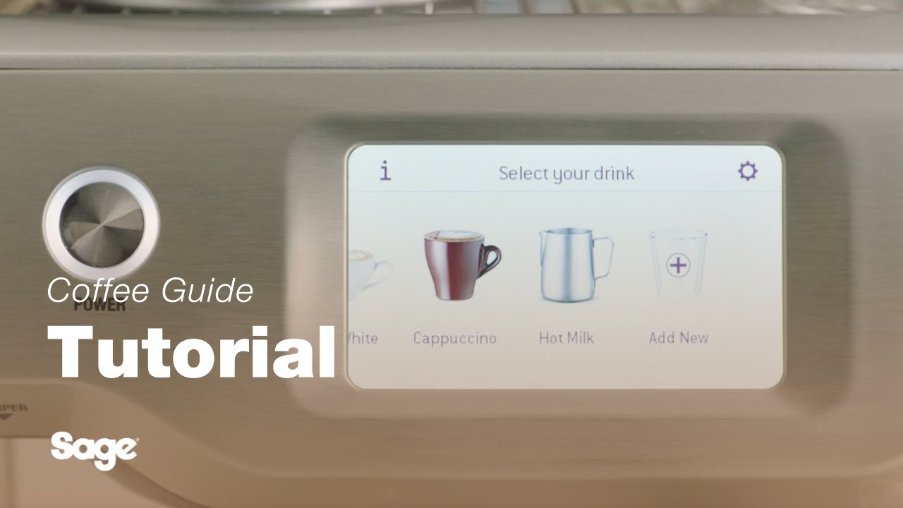 How to customise and save a drink selection