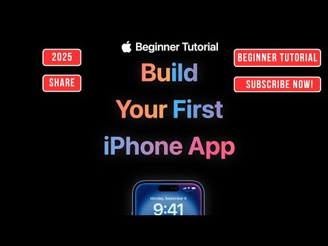 Build your first iOS app - Swift,SwiftUI, iOSAPP, GradientText.