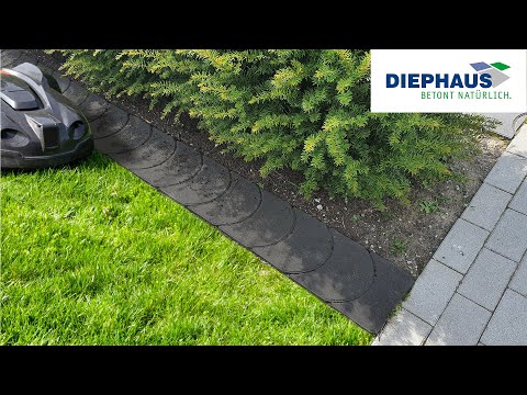 Diephaus Randstein Mähroboter - anthrazit | 15x24x4cm Diephaus Randstein Mähroboter - anthrazit | 15x24x4cm