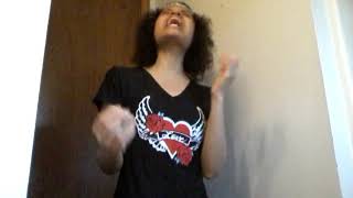 Kayla Gallien singing &quot;Satisfied&quot; by Crystal Lewis