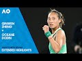 Qinwen Zheng v Oceane Dodin Extended Highlights | Australian Open 2024 Fourth Round