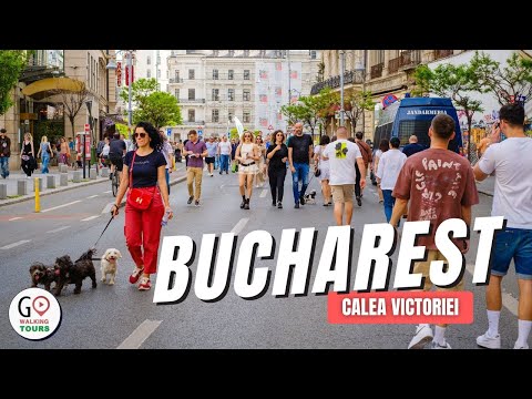 Bucharest, Romania 2024 🇷🇴 Beautiful Girls Walk & Hidden Gems on Calea Victoriei