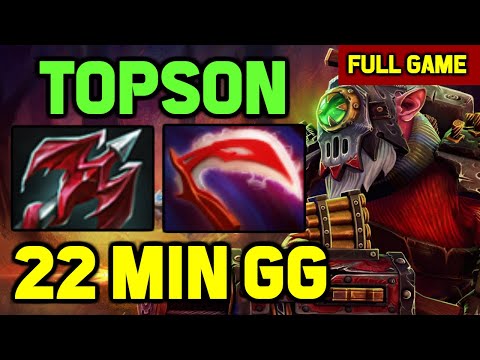 Topson MID Sniper vs Iceber Invoker - MAX RANGE Right Click BUILD