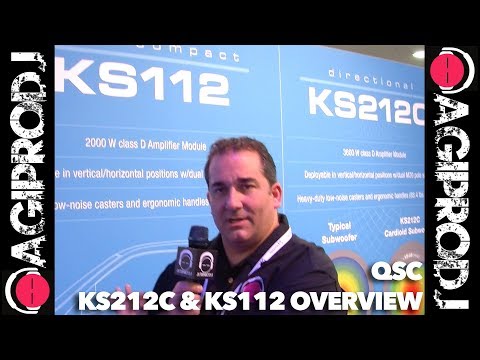 QSC KS212C + KS112 Subwoofer Overview | NAMM18 - agiprodj.com
