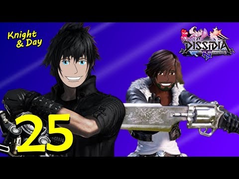 Let's Play Dissidia Final Fantasy NT Blind Part 25 - Hard Mode Shinryu Boss Fight P1 w/ Ramza