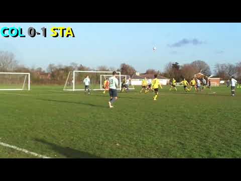 Colne Athletic 1-2 Stanway Pegasus.  Essex & Suffolk Border League Premier Division.  Sat19Dec2020