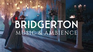 Bridgerton: Music & Rain Ambience | Study, Relax & Sleep (1 HOUR)