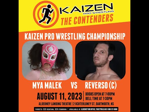 Mya Malek VS Dan "Reverso" Pizzano - August 11 2023 (intergender wrestling) Kaizen Championship