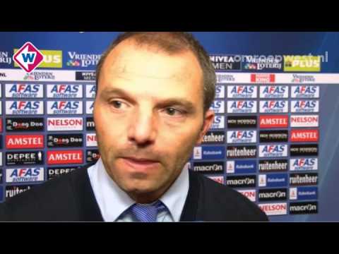 Reactie ADO-trainer Maurice Steijn na AZ - ADO Den Haag