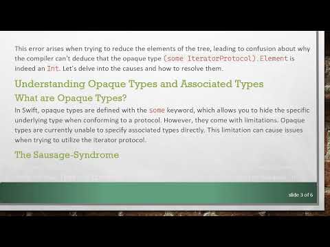 Understanding Opaque Types in Swift: Conforming to Sequence with IteratorProtocol