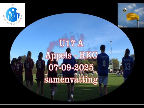 Korfbal U17A  Appels - RKC  07-09-2025 samenvatting