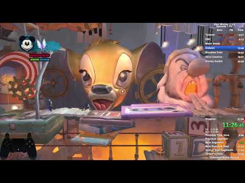World Record Epic Mickey 2 Episode 1 PC in 19:55