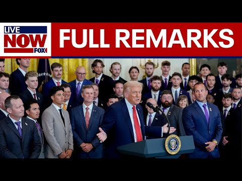Video | Trump hosts college baseball champs LSU, LSUS at White House