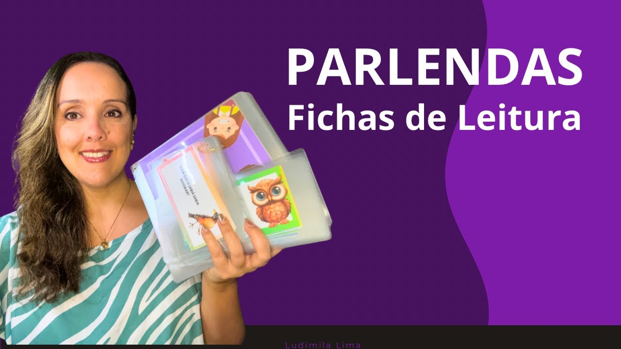 Parlendas: modo de usar 👩🏻‍🏫 ALFABETIZAÇÃO ✏️ Fichas de Leitura