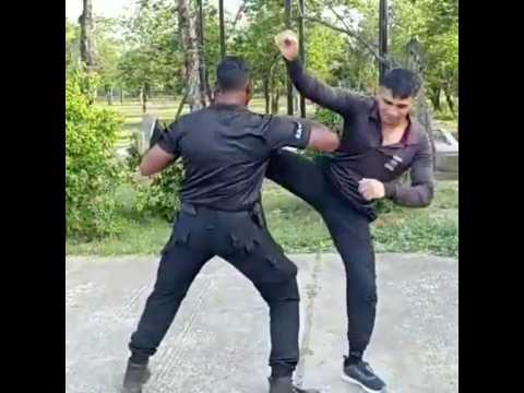 Krav Maga Side Kick: Pure Stopping Power #viralvideo #trendingshorts #selfdefense