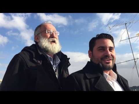 Gad Elbaz on Top of Beit HaTzalam