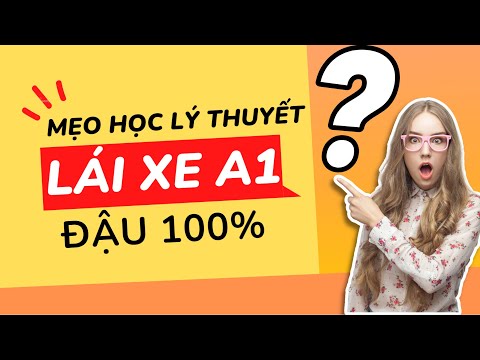 6 Mẹo giải nhanh 100 câu lý thuyết thi bằng lái xe A1 trong 20 phút - Phần 1