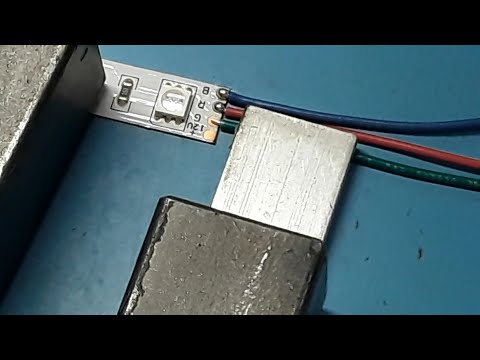 Easy Trick to Solder Wires to LED Strips