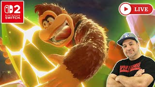 Donkey Kong Bananza Nintendo Switch 2 Live Gameplay Part 2 Let's Get those Bananas