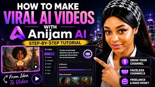 HOW TO MAKE VIRAL AI VIDEOS WITH ANIJAM AI | FULL STEP-BY-STEP TUTORIAL