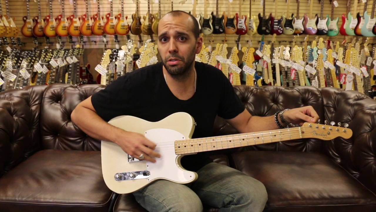 1955 Fender Esquire White Guard | Guitar of the Day - YouTube