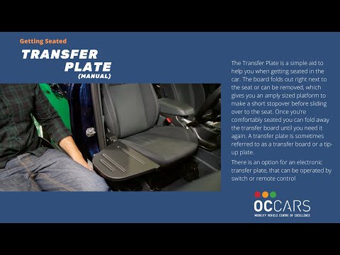 OC Cars - Transfer Plate Manual Mobility Adaptation