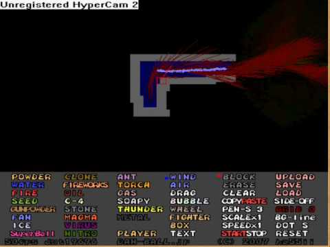 A Simple Bee Bee Gun On The Powder Game