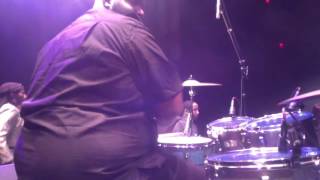 Donthagreat playing drums for Gospel Artist Beverly Crawford ((Lion Of Judah))