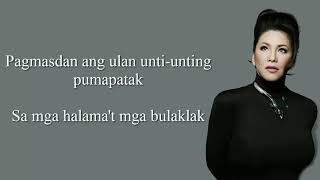 Tuwing Umuulan Lyrics - Regine Velasquez-Alcasid