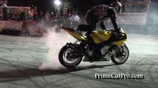 preview picture of video 'Sick Stunts at Motorcycle Competition'