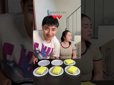 EMIP MAKAN SP0NS CUC1AN PIRING😱⁉️ #mifftwills #couplecomedy #funny #relationship #prank