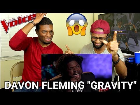 The Voice 2017 Davon Fleming - Semifinals: “Gravity” (REACTION)
