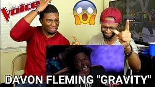 The Voice 2017 Davon Fleming - Semifinals: “Gravity” (REACTION)