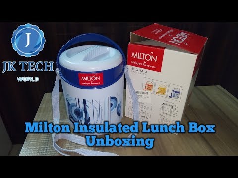 Milton 1 Insulated Lunch Box / Econa 3 Tiffin Box / Milton Tiffin Hot Box for Office Use