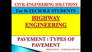 pavement I highway engineering I types of pavement