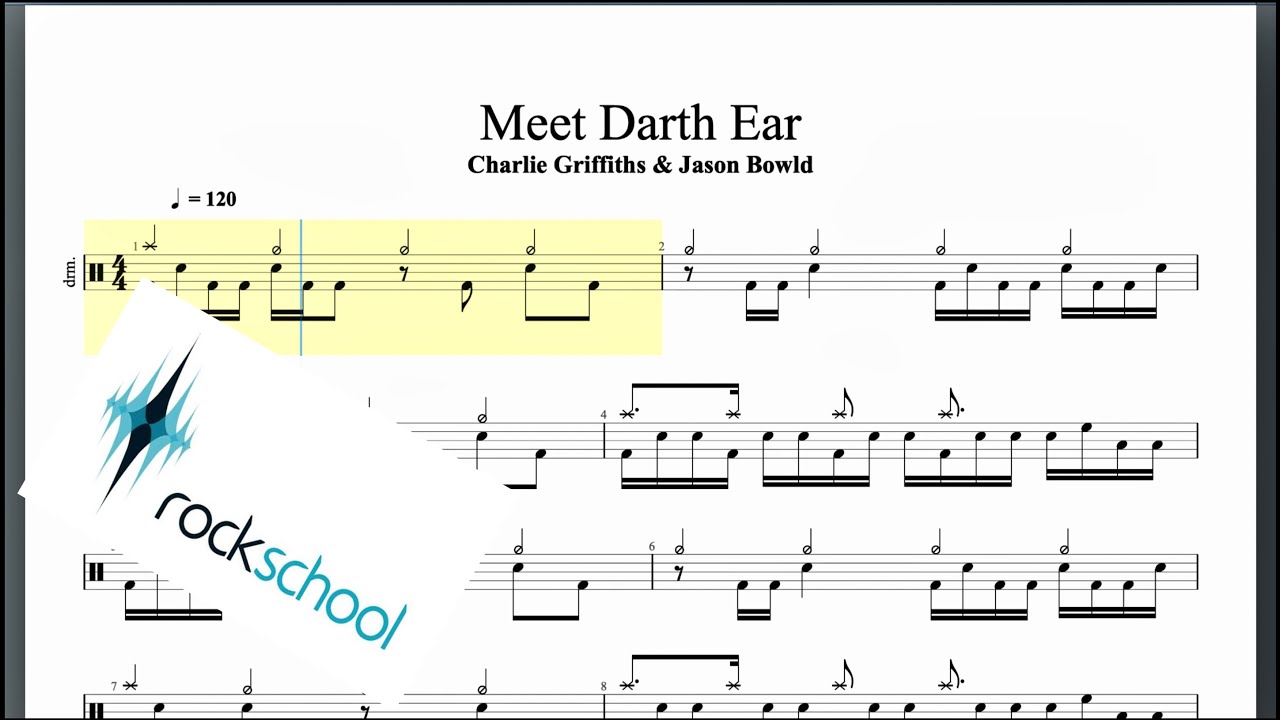 Meet Darth Ear Rockschool Grade 8 Drums