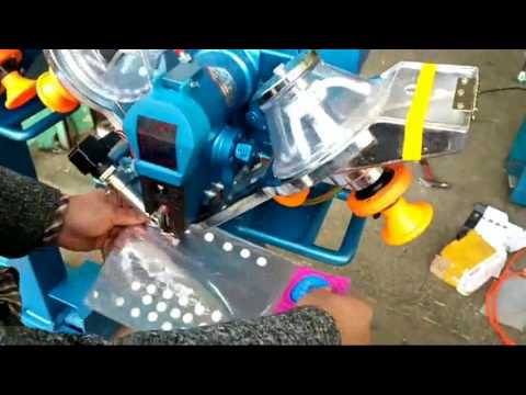 Eco bag fully automatic plastic snap button fastener machine