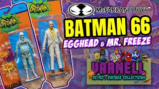 Egghead & Mr. Freeze McFarlane DC Retro Batman Toys | Varnell Vintage