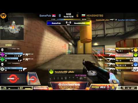 SteelSeries CS:GO Calling Belgrad - Finale headshotBG vs. GamePub (de_nuke) Map 1