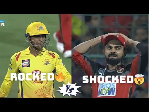 MS Dhoni 70*(34) vs RCB IPL 2018 ball by ball highlights