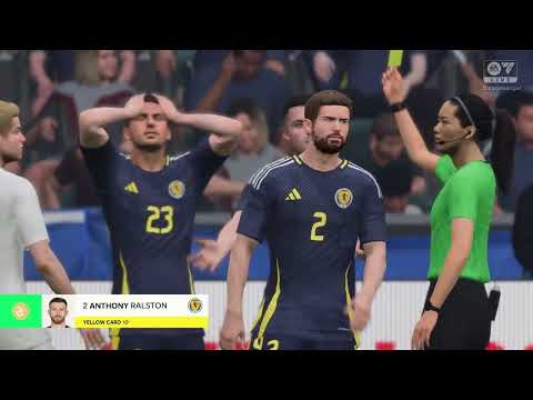 EA Sports FC football match - Finland VS Scotland - Legendary AI Gameplay