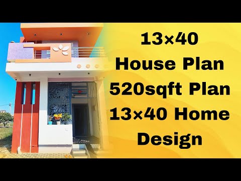 House Plan 13×40 | 1bhk House Design | 520sqft House Planing | Kavirdev Home Tour