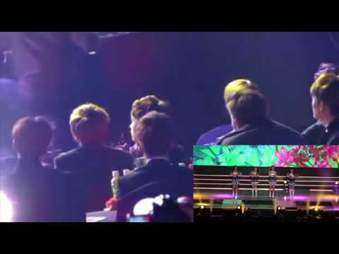 150122 SMA D&E, Taemin during Red Velvet- Be Natural, Happiness