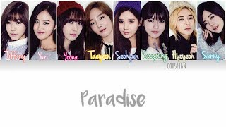 GIRLS’ GENERATION (소녀시대) SNSD – PARADISE Lyrics Color Coded [Eng/Han/Rom]